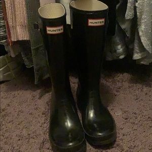 Hunter Black Rain Boots